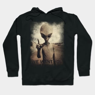 We want you Hoodie